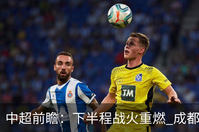 中超前瞻：下半程战火重燃 成都剑指三分申花求反弹
